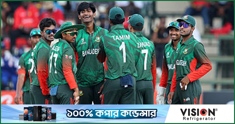 জিম্বাবুয়েকে হারিয়ে বিশ্বকাপ অভিযান শেষ যুবা টাইগারদের